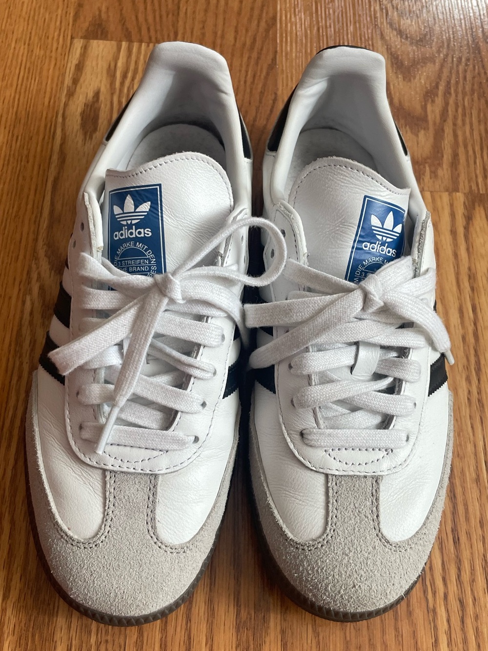 Adidas Samba OG White Black Gum Sole Sneakers Women’s 6.5